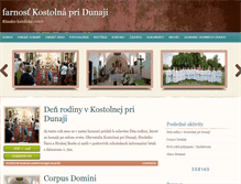 Tablet Screenshot of kostolna.fara.sk