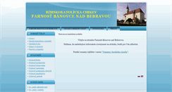 Desktop Screenshot of banovce.fara.sk