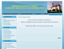 Tablet Screenshot of banovce.fara.sk