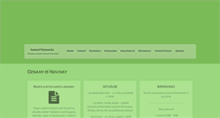Desktop Screenshot of domaniza.fara.sk
