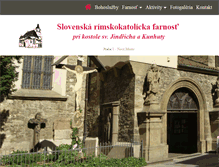 Tablet Screenshot of praha.fara.sk