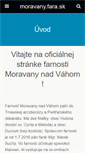 Mobile Screenshot of moravany.fara.sk