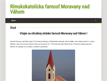 Tablet Screenshot of moravany.fara.sk